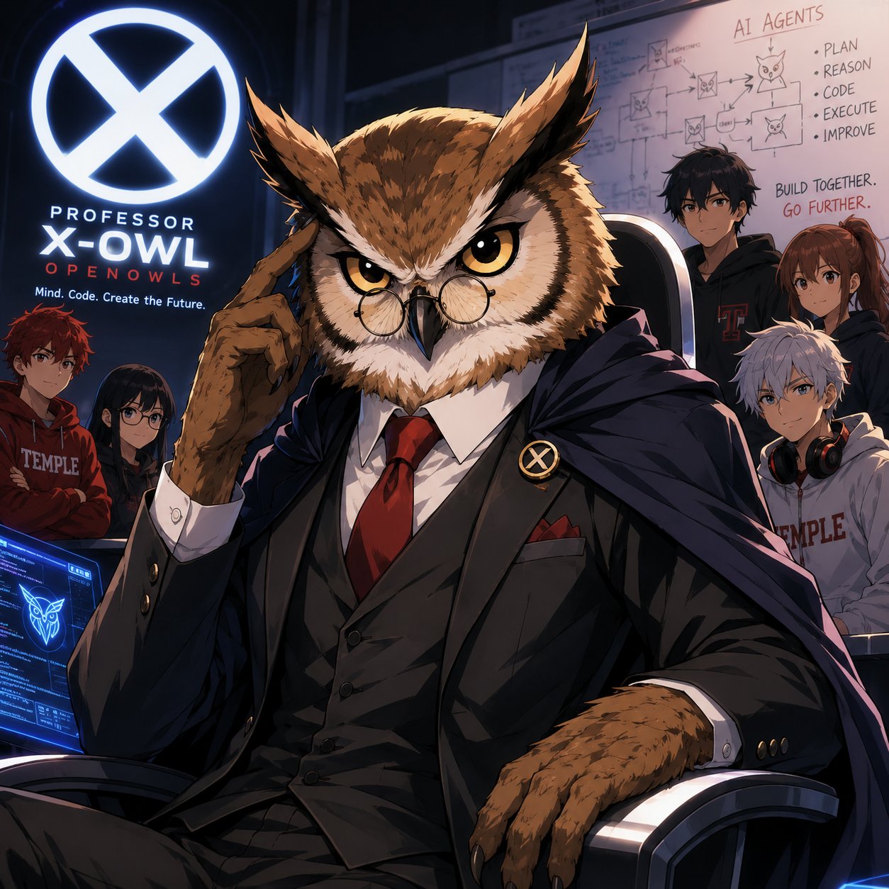 Professor X-Owl